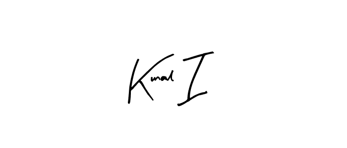 How to Draw Kunal I signature style? Arty Signature is a latest design signature styles for name Kunal I. Kunal I signature style 8 images and pictures png