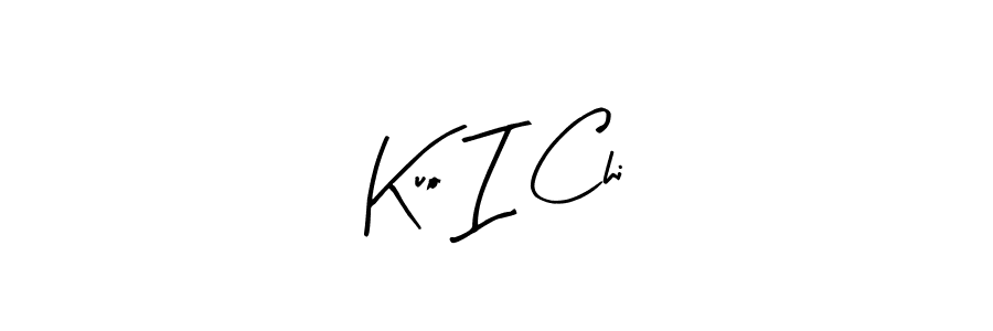 Also we have Kuo I Chi name is the best signature style. Create professional handwritten signature collection using Arty Signature autograph style. Kuo I Chi signature style 8 images and pictures png