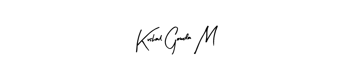 Also we have Kushal Gowda M name is the best signature style. Create professional handwritten signature collection using Arty Signature autograph style. Kushal Gowda M signature style 8 images and pictures png