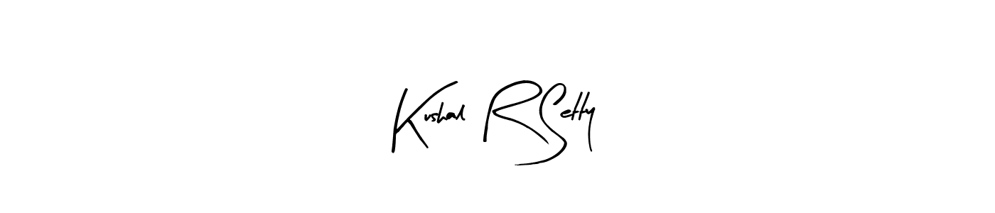 How to Draw Kushal R Setty signature style? Arty Signature is a latest design signature styles for name Kushal R Setty. Kushal R Setty signature style 8 images and pictures png