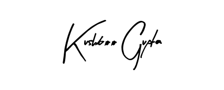 Make a beautiful signature design for name Kushboo Gupta. With this signature (Arty Signature) style, you can create a handwritten signature for free. Kushboo Gupta signature style 8 images and pictures png