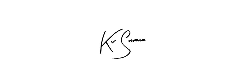 Similarly Arty Signature is the best handwritten signature design. Signature creator online .You can use it as an online autograph creator for name Kv Srirama. Kv Srirama signature style 8 images and pictures png