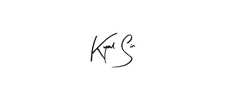 Best and Professional Signature Style for Kyal Sin. Arty Signature Best Signature Style Collection. Kyal Sin signature style 8 images and pictures png