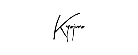 Transform the name Kyojuro into a signature masterpiece using Arty Signature font. Ideal for photographers, artists, and creators looking for watermarks. Kyojuro signature style 8 images and pictures png