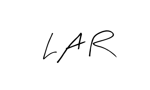 Design your own signature with our free online signature maker. With this signature software, you can create a handwritten (Arty Signature) signature for name L A R. L A R signature style 8 images and pictures png
