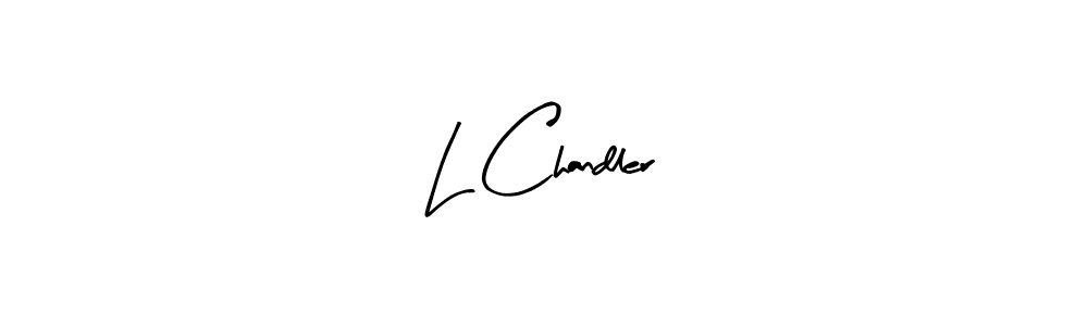 How to make L Chandler name signature. Use Arty Signature style for creating short signs online. This is the latest handwritten sign. L Chandler signature style 8 images and pictures png