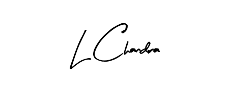 Create an unforgettable impression when signing with L Chandra name styled in Arty Signature typography. 100% free online generator. L Chandra signature style 8 images and pictures png