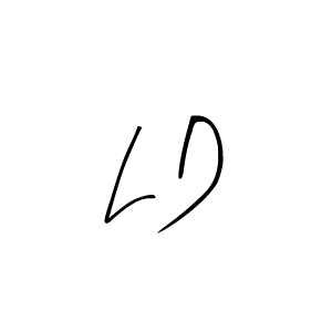 Similarly Arty Signature is the best handwritten signature design. Signature creator online .You can use it as an online autograph creator for name L D. L D signature style 8 images and pictures png