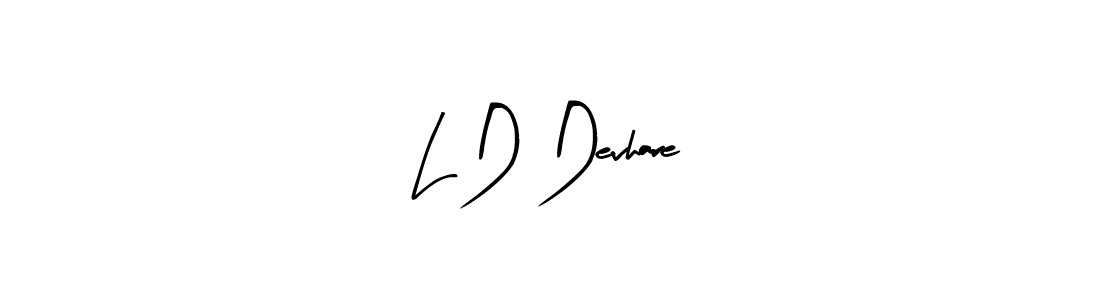 How to Draw L D Devhare signature style? Arty Signature is a latest design signature styles for name L D Devhare. L D Devhare signature style 8 images and pictures png
