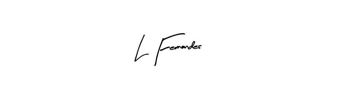 You should practise on your own different ways (Arty Signature) to write your name (L Fernandes) in signature. don't let someone else do it for you. L Fernandes signature style 8 images and pictures png