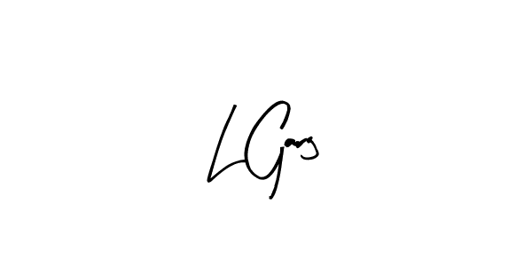 Best and Professional Signature Style for L Garg. Arty Signature Best Signature Style Collection. L Garg signature style 8 images and pictures png