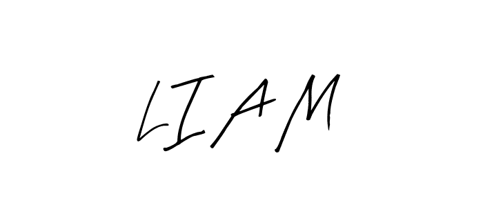 L I A M stylish signature style. Best Handwritten Sign (Arty Signature) for my name. Handwritten Signature Collection Ideas for my name L I A M. L I A M signature style 8 images and pictures png