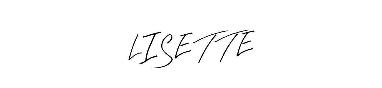 Also we have L I S E T T E name is the best signature style. Create professional handwritten signature collection using Arty Signature autograph style. L I S E T T E signature style 8 images and pictures png