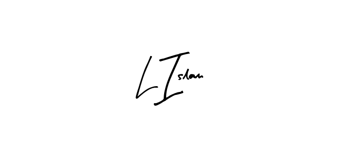 Also You can easily find your signature by using the search form. We will create L Islam name handwritten signature images for you free of cost using Arty Signature sign style. L Islam signature style 8 images and pictures png