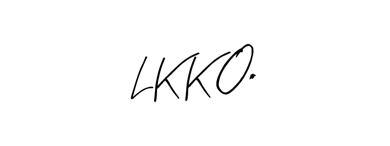 Also we have L K K Oo name is the best signature style. Create professional handwritten signature collection using Arty Signature autograph style. L K K Oo signature style 8 images and pictures png