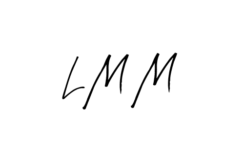 Similarly Arty Signature is the best handwritten signature design. Signature creator online .You can use it as an online autograph creator for name L M M. L M M signature style 8 images and pictures png