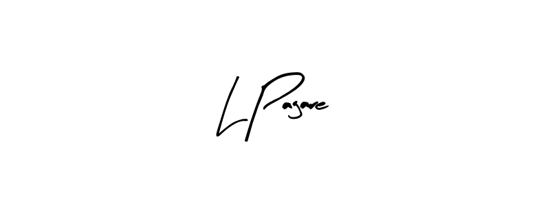 Create a beautiful signature design for name L Pagare. With this signature (Arty Signature) fonts, you can make a handwritten signature for free. L Pagare signature style 8 images and pictures png