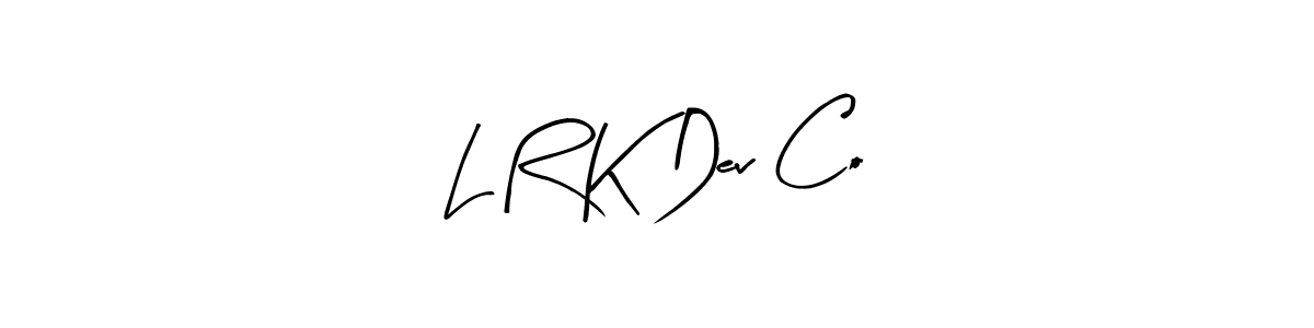 Also we have L R K Dev Co name is the best signature style. Create professional handwritten signature collection using Arty Signature autograph style. L R K Dev Co signature style 8 images and pictures png