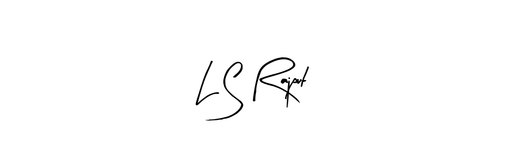 The best way (Arty Signature) to make a short signature is to pick only two or three words in your name. The name L S Rajput include a total of six letters. For converting this name. L S Rajput signature style 8 images and pictures png