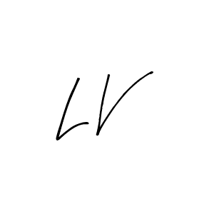 Design your own signature with our free online signature maker. With this signature software, you can create a handwritten (Arty Signature) signature for name L V. L V signature style 8 images and pictures png