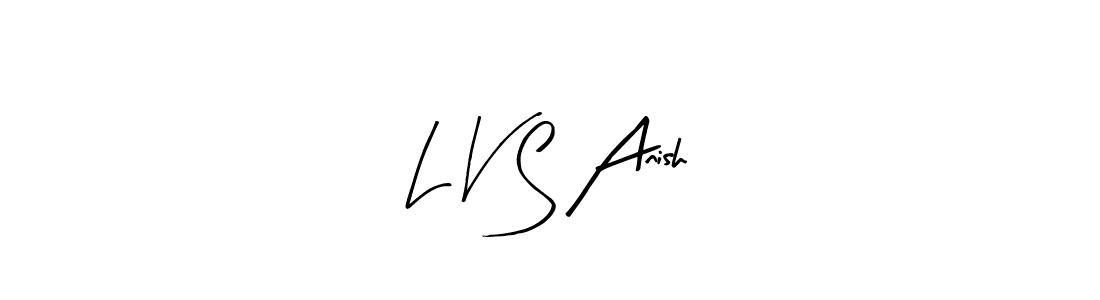 You can use this online signature creator to create a handwritten signature for the name L V S Anish. This is the best online autograph maker. L V S Anish signature style 8 images and pictures png