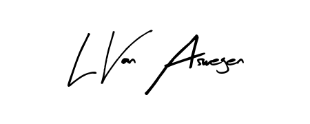 L Van Aswegen stylish signature style. Best Handwritten Sign (Arty Signature) for my name. Handwritten Signature Collection Ideas for my name L Van Aswegen. L Van Aswegen signature style 8 images and pictures png