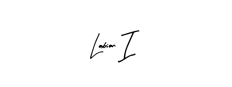 Make a beautiful signature design for name Labian I. With this signature (Arty Signature) style, you can create a handwritten signature for free. Labian I signature style 8 images and pictures png