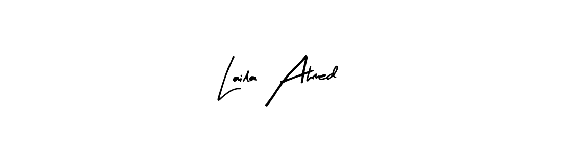 Design your own signature with our free online signature maker. With this signature software, you can create a handwritten (Arty Signature) signature for name Laila Ahmed. Laila Ahmed signature style 8 images and pictures png