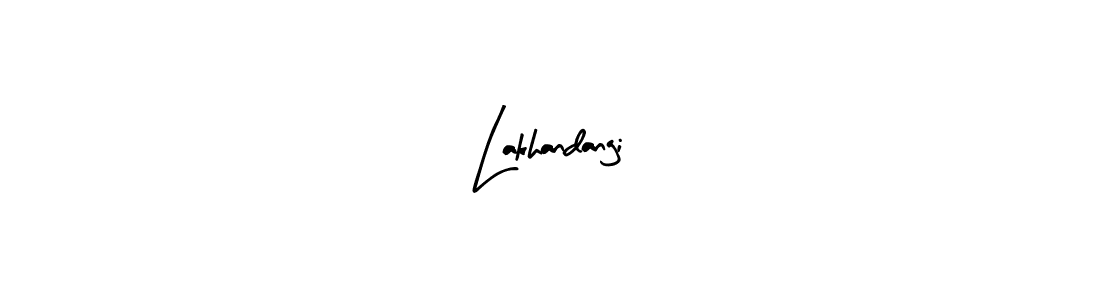 Use a signature maker to create a handwritten signature online. With this signature software, you can design (Arty Signature) your own signature for name Lakhandangi. Lakhandangi signature style 8 images and pictures png