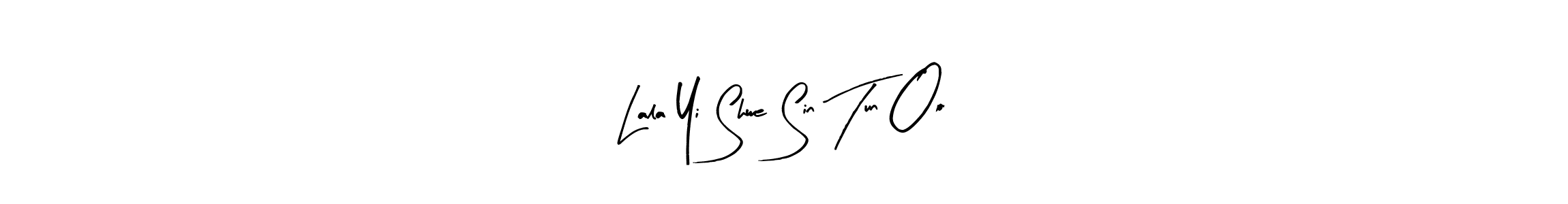 Design your own signature with our free online signature maker. With this signature software, you can create a handwritten (Arty Signature) signature for name Lala Yi Shwe Sin Tun Oo. Lala Yi Shwe Sin Tun Oo signature style 8 images and pictures png