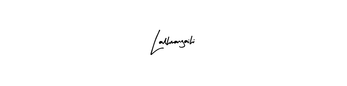if you are searching for the best signature style for your name Lalhmangaihi. so please give up your signature search. here we have designed multiple signature styles  using Arty Signature. Lalhmangaihi signature style 8 images and pictures png