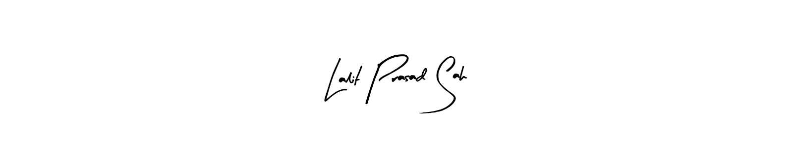 This is the best signature style for the Lalit Prasad Sah name. Also you like these signature font (Arty Signature). Mix name signature. Lalit Prasad Sah signature style 8 images and pictures png