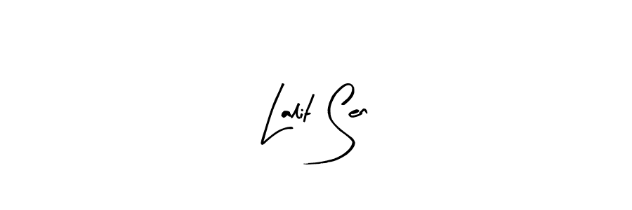 Lalit Sen stylish signature style. Best Handwritten Sign (Arty Signature) for my name. Handwritten Signature Collection Ideas for my name Lalit Sen. Lalit Sen signature style 8 images and pictures png