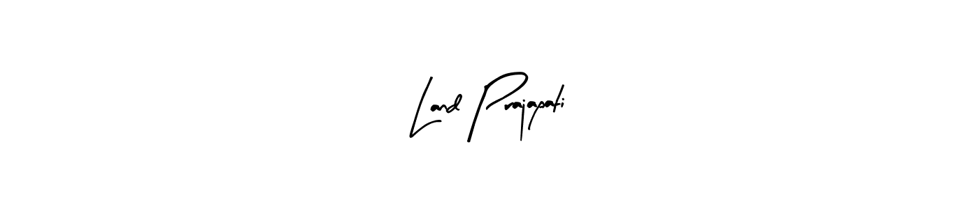 How to make Land Prajapati signature? Arty Signature is a professional autograph style. Create handwritten signature for Land Prajapati name. Land Prajapati signature style 8 images and pictures png