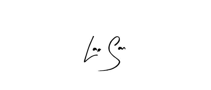 Also we have Lao San name is the best signature style. Create professional handwritten signature collection using Arty Signature autograph style. Lao San signature style 8 images and pictures png