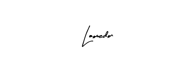 Laomedon stylish signature style. Best Handwritten Sign (Arty Signature) for my name. Handwritten Signature Collection Ideas for my name Laomedon. Laomedon signature style 8 images and pictures png