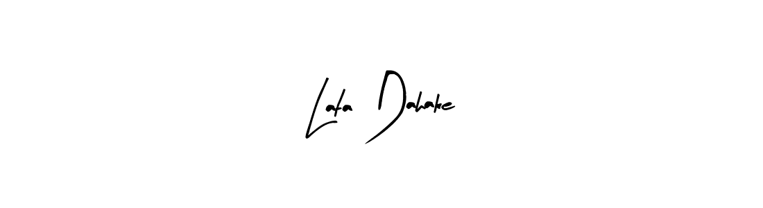 Design your own signature with our free online signature maker. With this signature software, you can create a handwritten (Arty Signature) signature for name Lata Dahake. Lata Dahake signature style 8 images and pictures png
