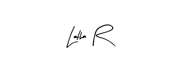 Latha R stylish signature style. Best Handwritten Sign (Arty Signature) for my name. Handwritten Signature Collection Ideas for my name Latha R. Latha R signature style 8 images and pictures png