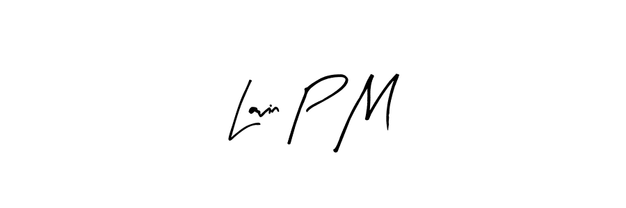 Arty Signature is a professional signature style that is perfect for those who want to add a touch of class to their signature. It is also a great choice for those who want to make their signature more unique. Get Lavin P M name to fancy signature for free. Lavin P M signature style 8 images and pictures png