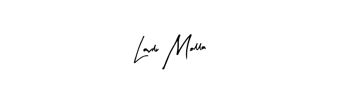 Arty Signature is a professional signature style that is perfect for those who want to add a touch of class to their signature. It is also a great choice for those who want to make their signature more unique. Get Lavlu Molla name to fancy signature for free. Lavlu Molla signature style 8 images and pictures png