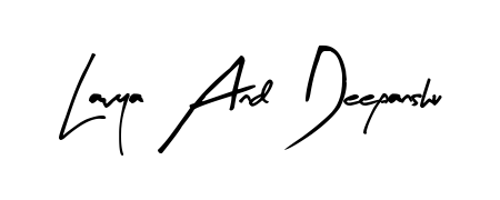 The best way (Arty Signature) to make a short signature is to pick only two or three words in your name. For converting this name Lavya And Deepanshu. Lavya And Deepanshu signature style 8 images and pictures png