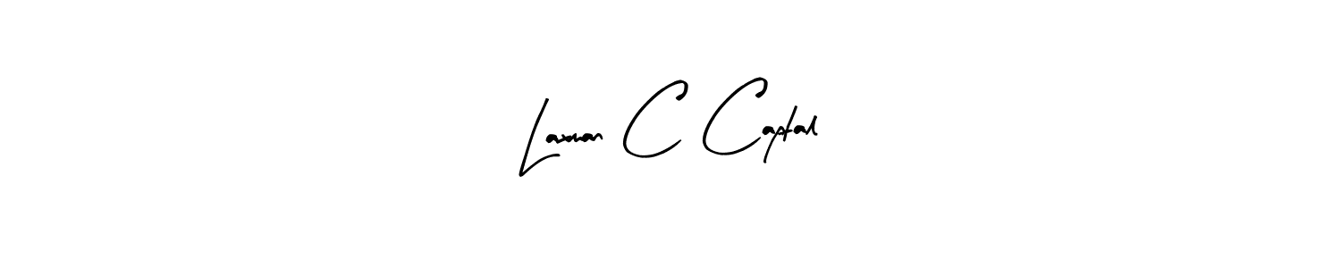 Design your own signature with our free online signature maker. With this signature software, you can create a handwritten (Arty Signature) signature for name Laxman C Captal. Laxman C Captal signature style 8 images and pictures png