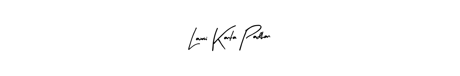 Use a signature maker to create a handwritten signature online. With this signature software, you can design (Arty Signature) your own signature for name Laxmi Kanta Padhan. Laxmi Kanta Padhan signature style 8 images and pictures png