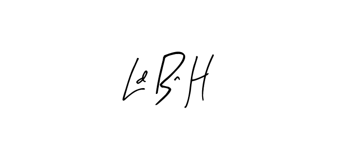 Make a beautiful signature design for name Ld Bn H. With this signature (Arty Signature) style, you can create a handwritten signature for free. Ld Bn H signature style 8 images and pictures png