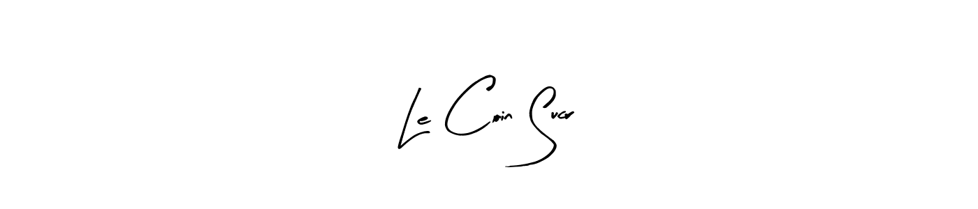 This is the best signature style for the Le Coin Sucré name. Also you like these signature font (Arty Signature). Mix name signature. Le Coin Sucré signature style 8 images and pictures png
