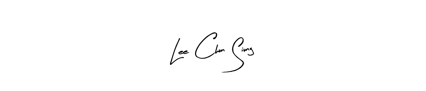 Arty Signature is a professional signature style that is perfect for those who want to add a touch of class to their signature. It is also a great choice for those who want to make their signature more unique. Get Lee Chun Siung name to fancy signature for free. Lee Chun Siung signature style 8 images and pictures png