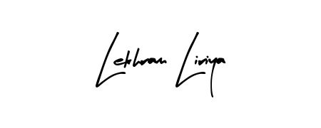 How to make Lekhram Liriya signature? Arty Signature is a professional autograph style. Create handwritten signature for Lekhram Liriya name. Lekhram Liriya signature style 8 images and pictures png