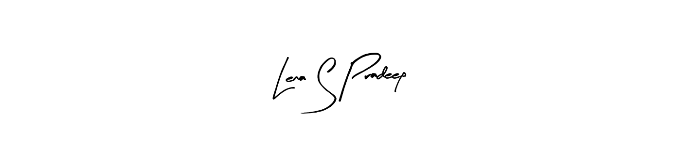 Make a beautiful signature design for name Lena S Pradeep. Use this online signature maker to create a handwritten signature for free. Lena S Pradeep signature style 8 images and pictures png