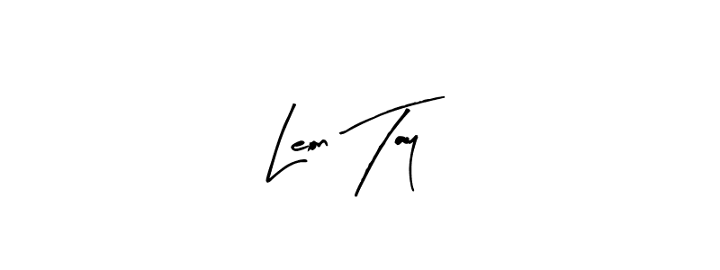 You should practise on your own different ways (Arty Signature) to write your name (Leon Tay) in signature. don't let someone else do it for you. Leon Tay signature style 8 images and pictures png