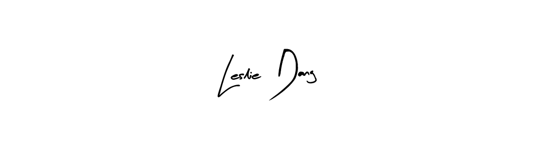 How to make Leslie Dang signature? Arty Signature is a professional autograph style. Create handwritten signature for Leslie Dang name. Leslie Dang signature style 8 images and pictures png